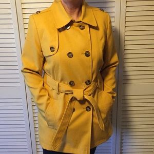 Tommy Hilfiger - Mustard Yellow Long Coat